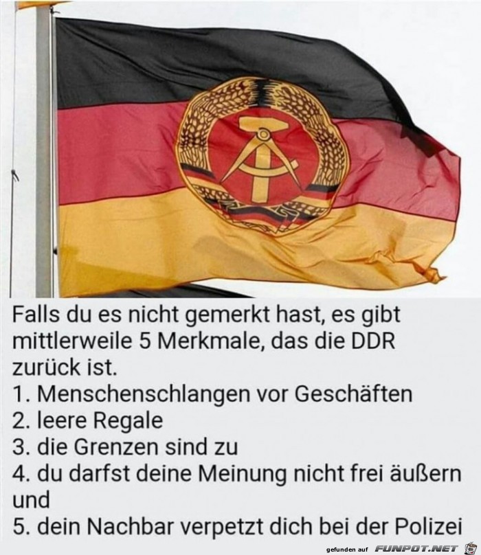 5 Merkmale an denen du merkst, dass die DDR zurck ist
