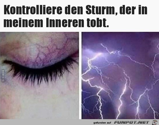 Kontrolliere den Sturm