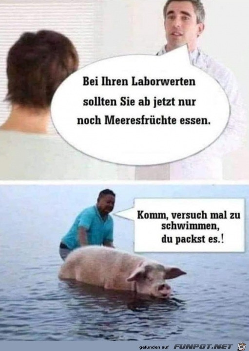 Nur noch Meeresfrchte essen