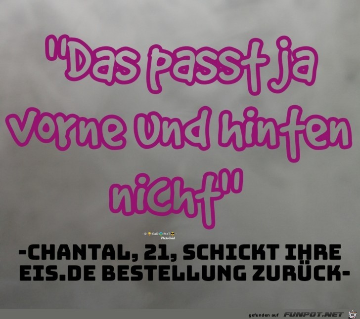 Passt nicht