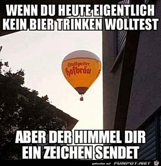 Das ist ein Zeichen