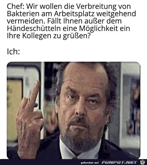 Gren ohne Hndeschtteln