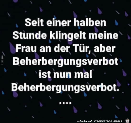 Beherbergungsverbot