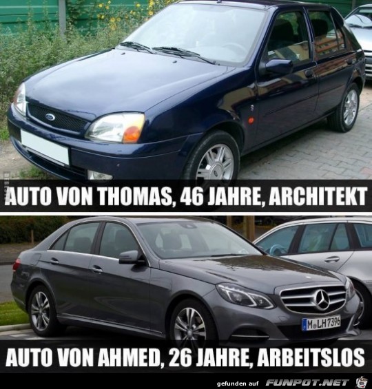 Auto von Thomas