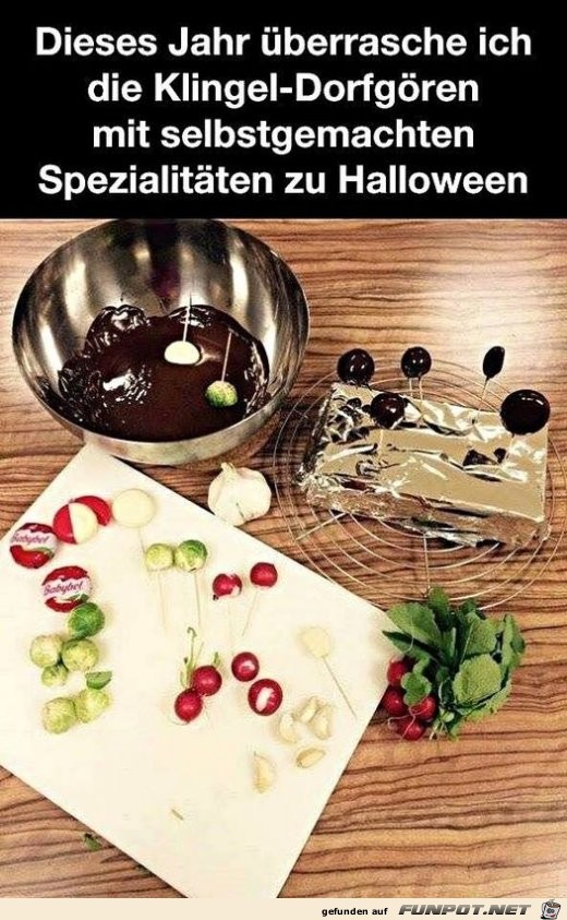 Spezialitten zu Halloween