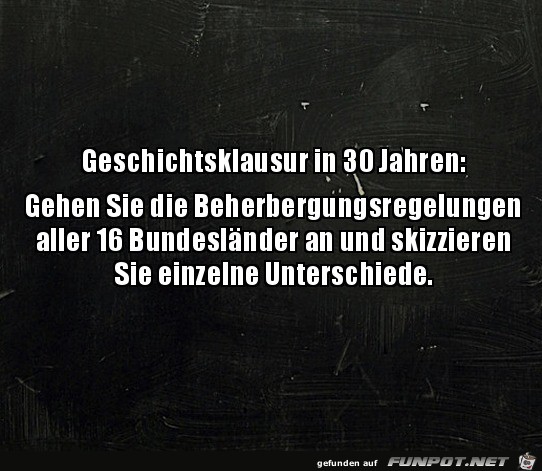 Geschichts-Arbeit in 30 Jahren