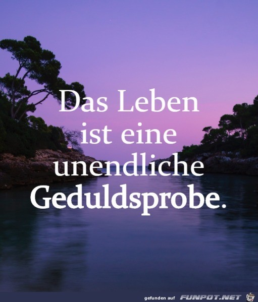 Geduldsprobe Geduldsprobe