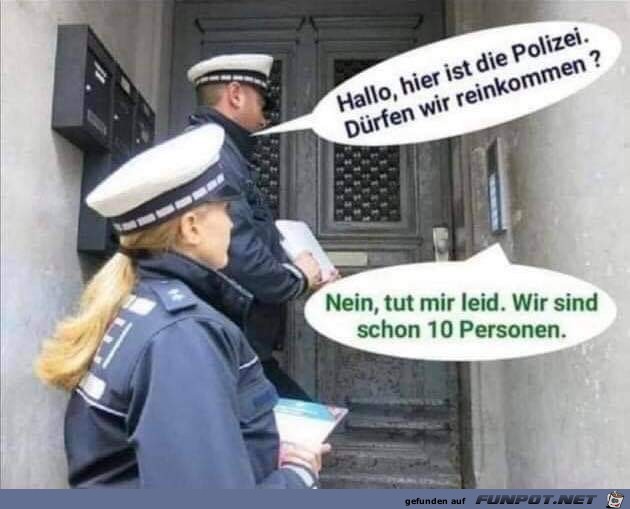 Hallo hier ist die Polizei...