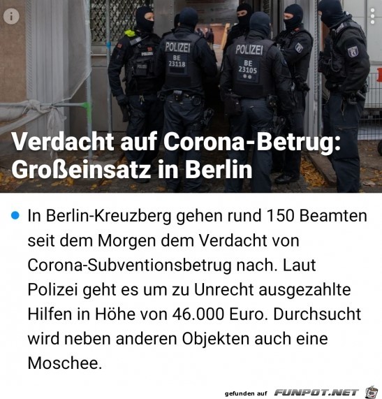 Grosseinsatz in Berlin