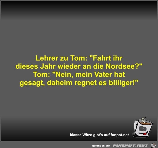 Lehrer zu Tom