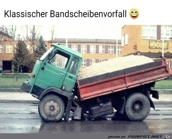 Ein Bandscheibenvorfall