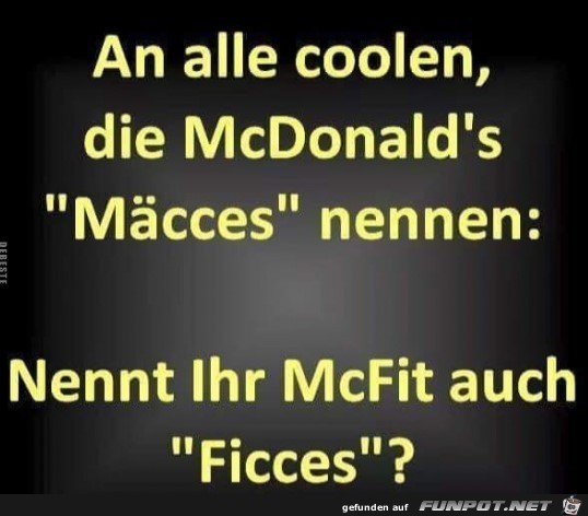 An alle coolen