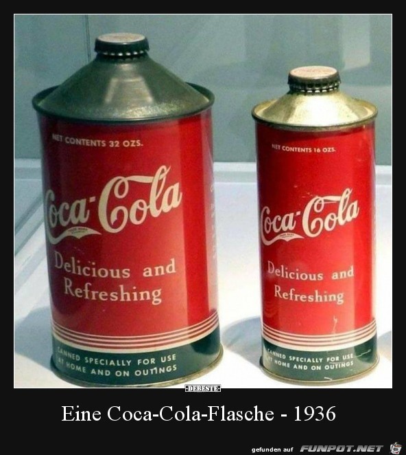 Coca-Cola Flasche von 1936
