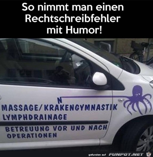 Da hat jemand Humor