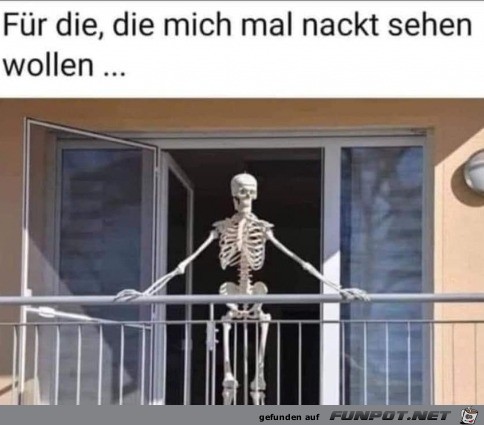 Zu lange auf dem Balkon gestanden