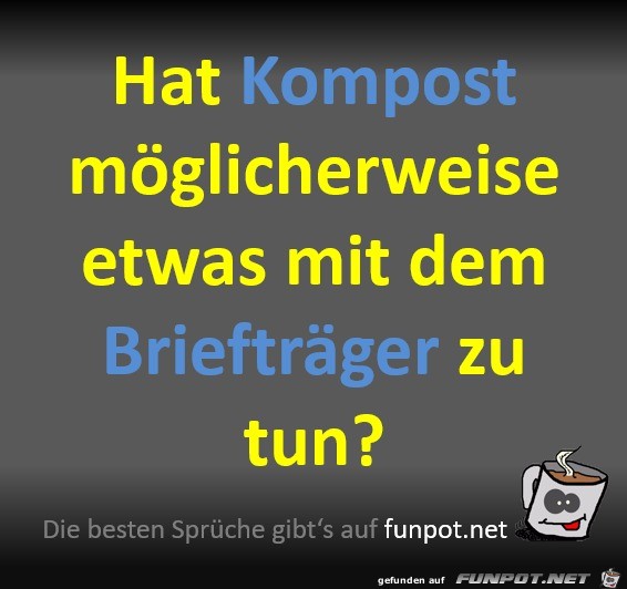 Kompost und der Brieftrger