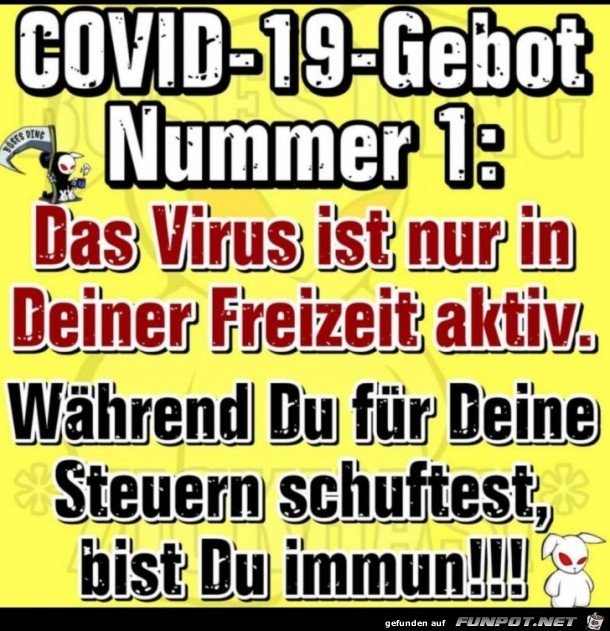 Virus nur in der Freizeit aktiv