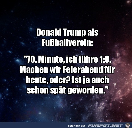 So ist Trump