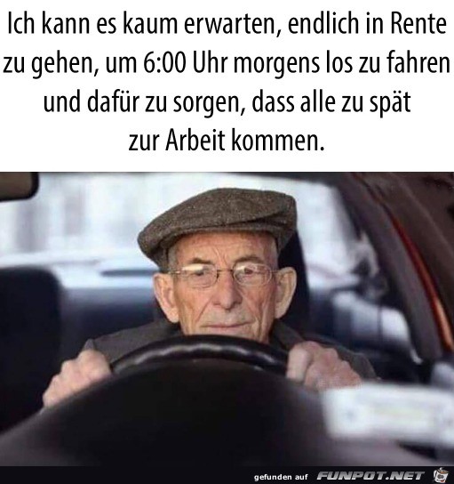 Rentner auf der Strae