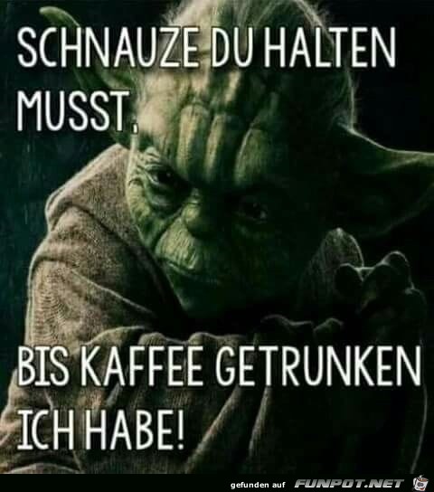 Ruhe vor dem Kaffee