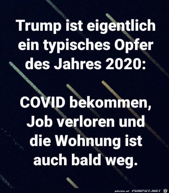 Trump ist Opfer des Jahres 2020