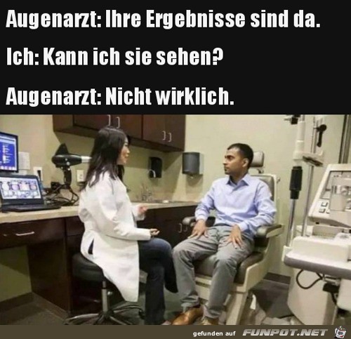 Beim Augenarzt