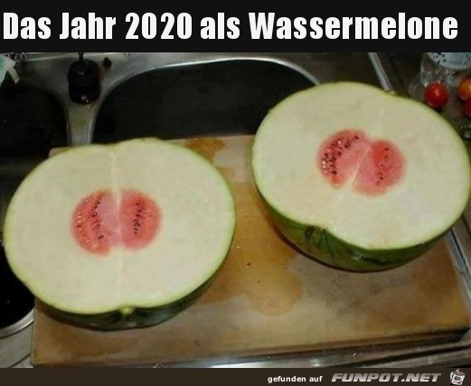 Wenn 2020 eine Wassermelone wre