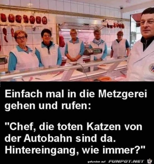 In der Metzgerei