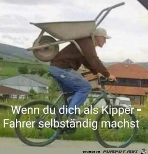 Selbstndig als Kipperfahrer