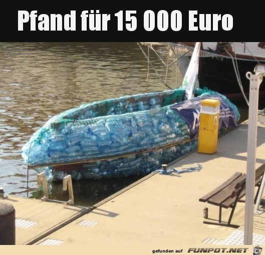 Pfand fuer 15.000 Euro