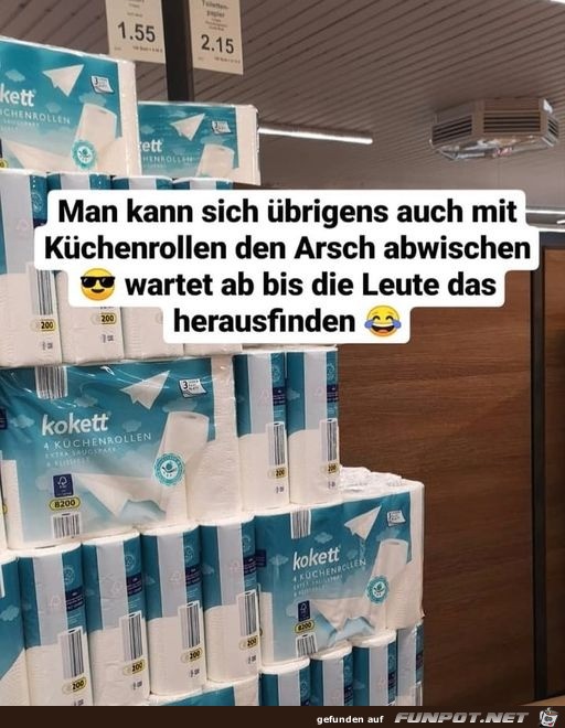 Kchenrollen gehen auch