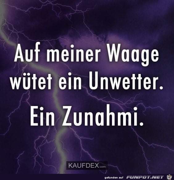 ein Unwetter