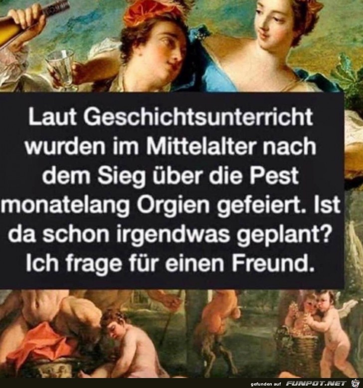 Laut Geschichtsunterricht...