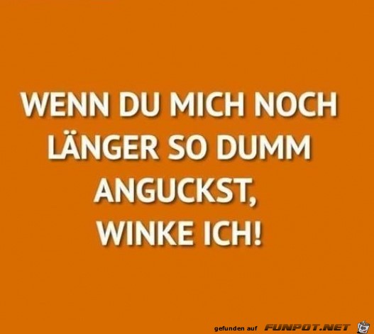 Dumm angucken