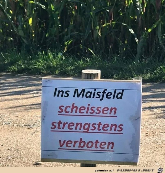 Strengstens verboten