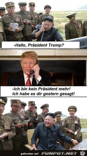 Ich bin kein Prsident mehr