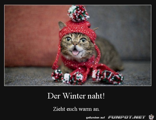 Zieht euch warm an