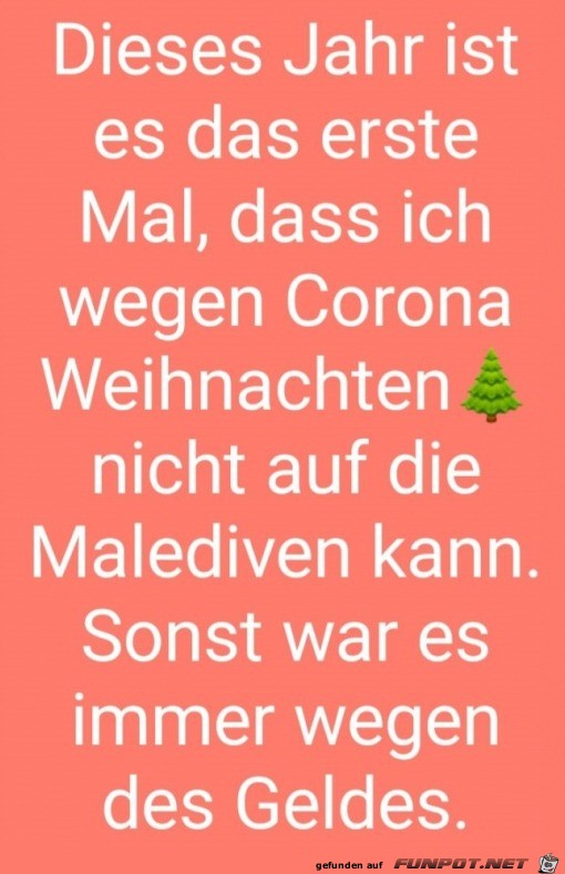 Wegen Corona nicht auf den Malediven