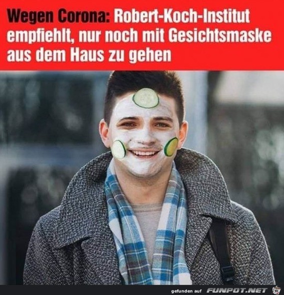 Nur noch mit Gesichtsmaske aus dem Haus