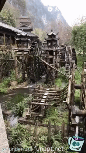 Mühle in Asien Mühle in Asien
