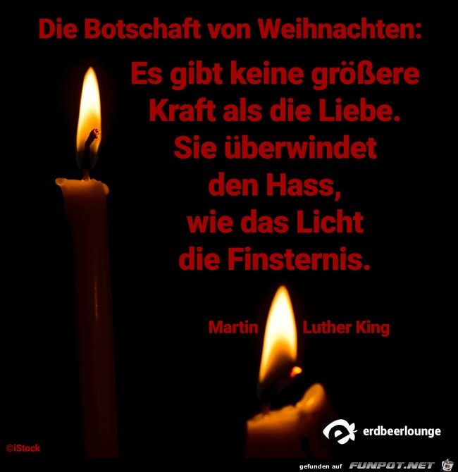 Die Botschaft von Weihnachten...