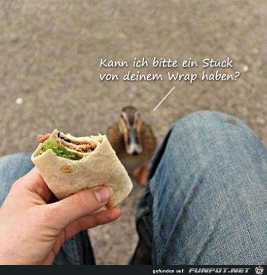 Kann ich was haben?