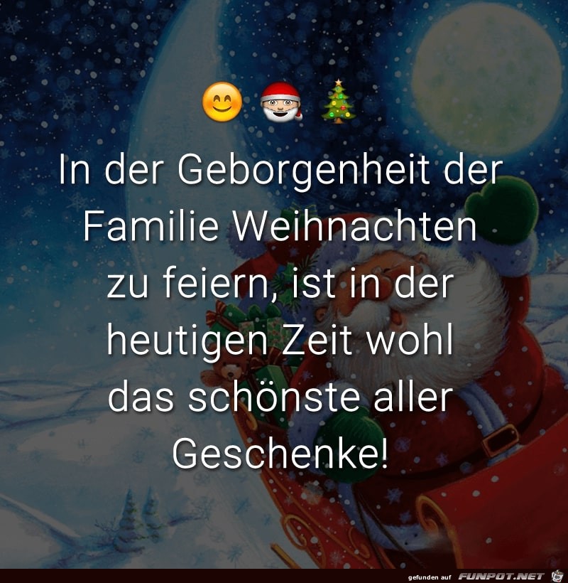 Weihnachten mit der Familie