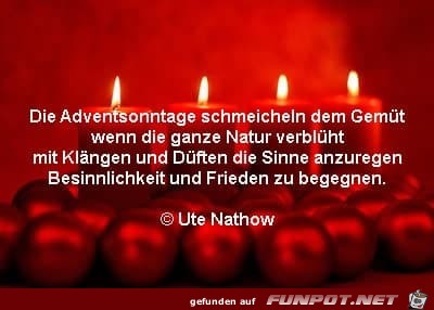 Gedicht zum Advent