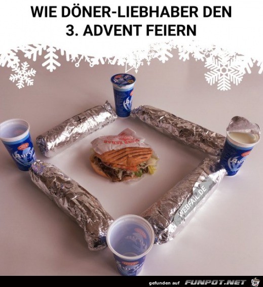 Dner-Liebhaber am dritten Advent