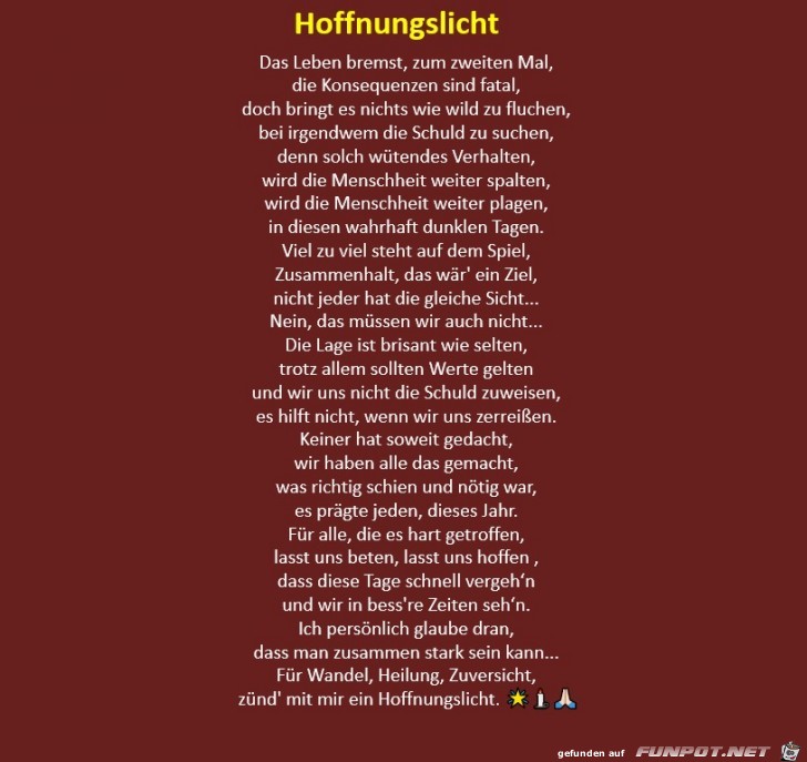 Das Hoffnungslicht