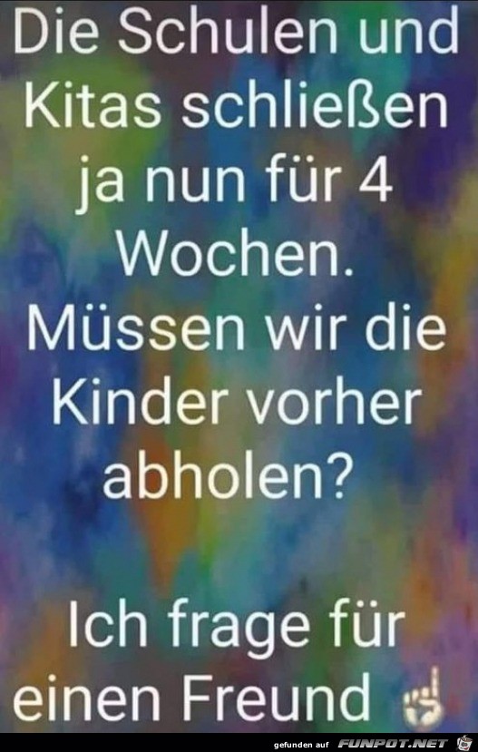 Muss man die Kinder abholen?