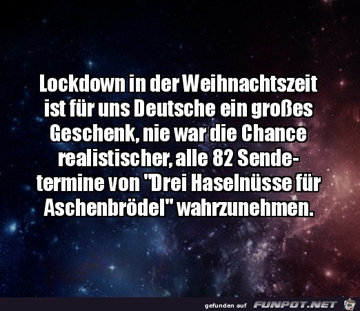 Lockdown in der Weihnachtszeit