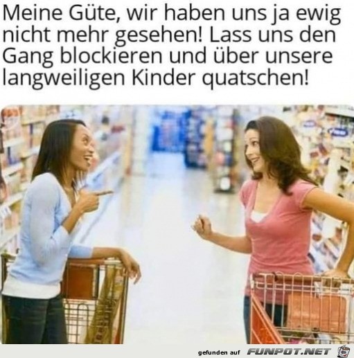 Wenn sich zwei Frauen treffen