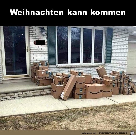 Weihnachten kann kommen